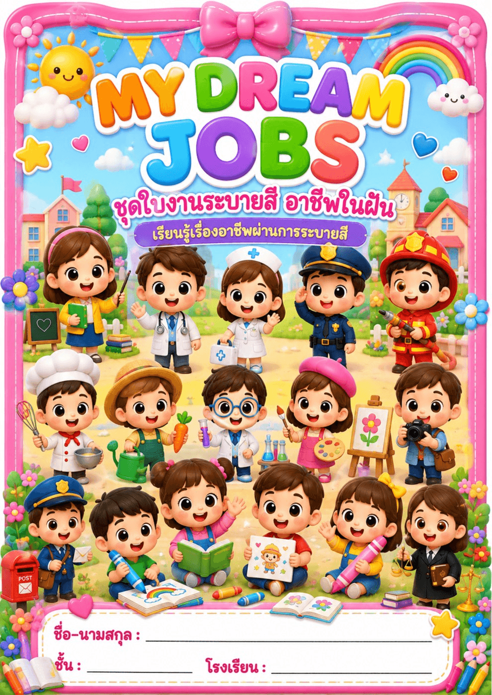 ศิลปะและระบายสี • อาชีพ